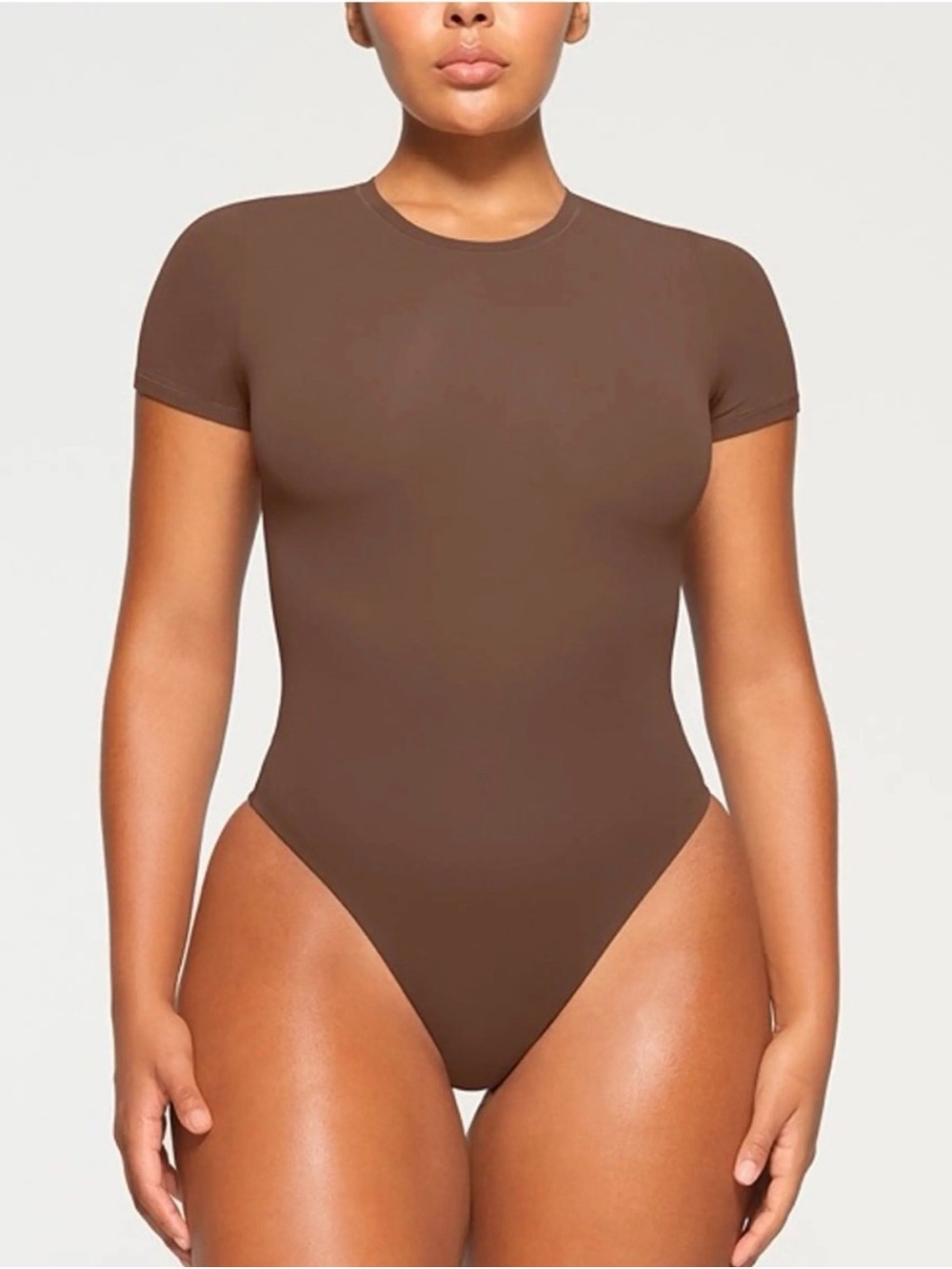 NWT Skims Fits Everybody Short Sleeve T-Shirt Bodysuit in Oxide Women’s